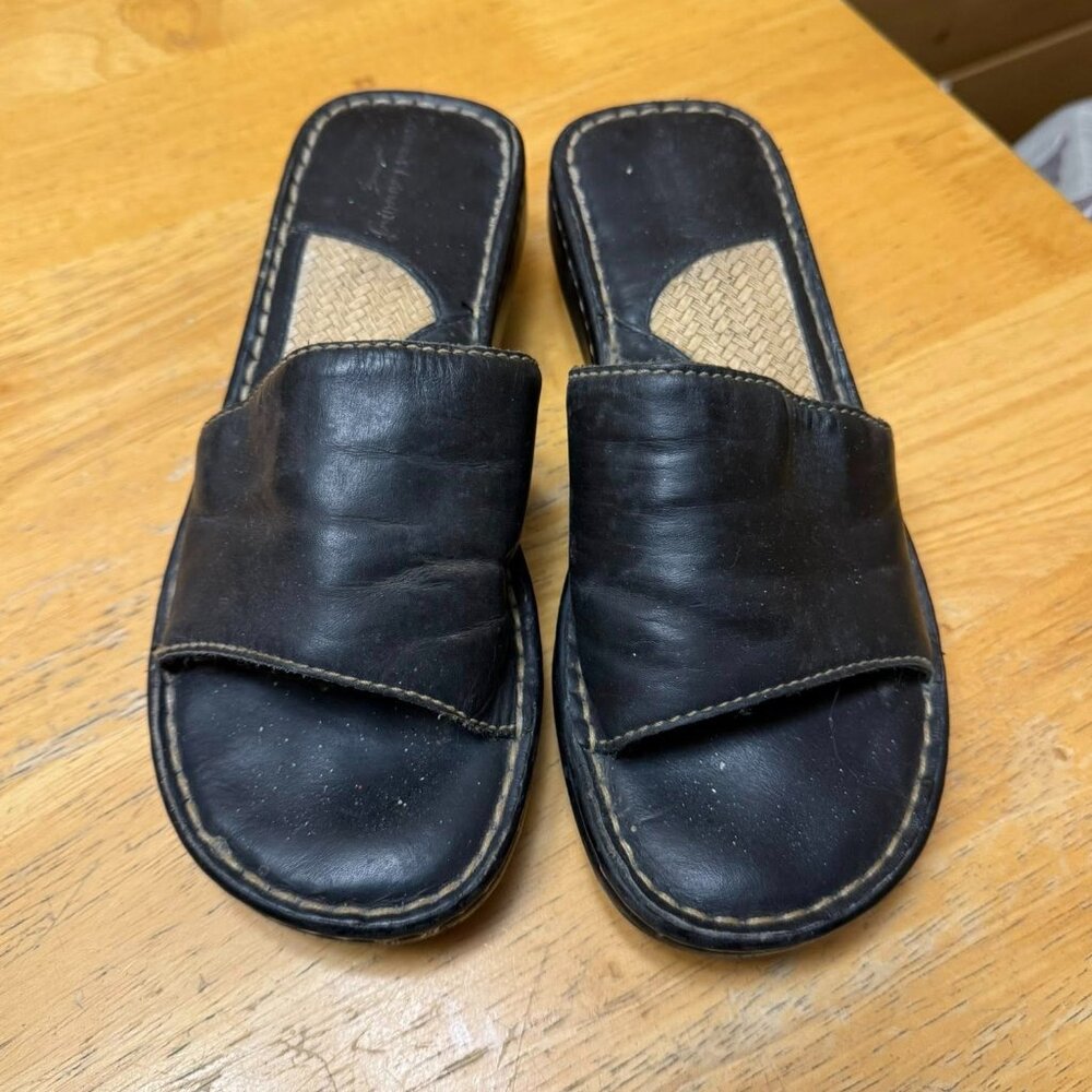 Brown's Landing Leather Sandals Size 6 5/$25